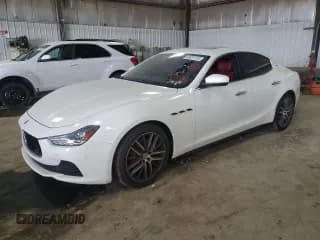 ✅ 2017 Maserati Ghibli • VIN: ZAM57XSL3H1224219 • Lot: 66031124. Listed on Copart with 49,263 mi. Free auction sales archive from the USA and detailed vehicle history report at DreamBid. Image 1.