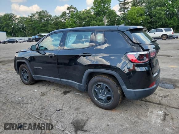 ✅ 2021 Jeep Compass Sport • VIN: 3C4NJCAB7MT588461 • Lot: 61834045. Listed on Copart with 114,732 mi. Free auction sales archive from the USA and detailed vehicle history report at DreamBid. Image 2.