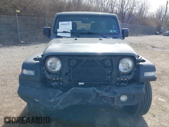 ✅ 2021 Jeep Wrangler Unlimited Sport S • VIN: 1C4HJXDG9MW836411 • Lot: 41844148. Listed on IAAI with 17,955 mi. Free auction sales archive from the USA and detailed vehicle history report at DreamBid. Image 13.