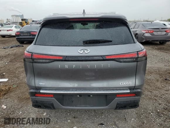 ✅ 2023 Infiniti QX60 Luxe • VIN: 5N1DL1FS3PC365056 • Lot: 77956374. Listed on Copart with 26,446 mi. Free auction sales archive from the USA and detailed vehicle history report at DreamBid. Image 6.