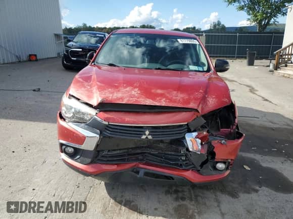 2017 Mitsubishi Outlander ES with VIN JA4AR3AU8HZ038610, listed as a Copart auction lot 81779805 with 95,862 mi miles and Salvage title. Bid and sale history available at DreamBid. Image 5.