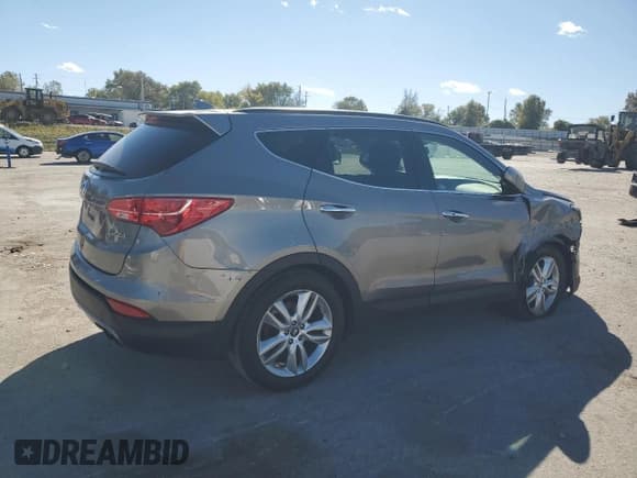 ✅ 2013 Hyundai Santa Fe Sport • VIN: 5XYZU3LA7DG105393 • Lot: 87478205. Listed on Copart with 63,677 mi. Free auction sales archive from the USA and detailed vehicle history report at DreamBid. Image 3.