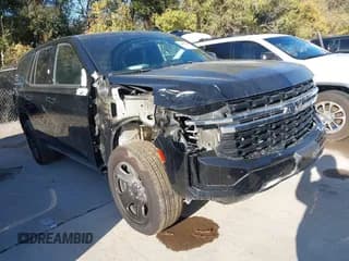 ✅ 2022 Chevrolet Tahoe Commercial • VIN: 1GNSCLED1NR254369 • Lot: 43891619. Listed on IAAI with 83,084 mi. Free auction sales archive from the USA and detailed vehicle history report at DreamBid. Image 1.