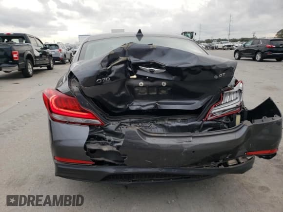 ✅ 2019 Genesis G70 Sport • VIN: KMTG24LA9KU016408 • Lot: 82572804. Listed on Copart with 16,081 mi. Free auction sales archive from the USA and detailed vehicle history report at DreamBid. Image 6.