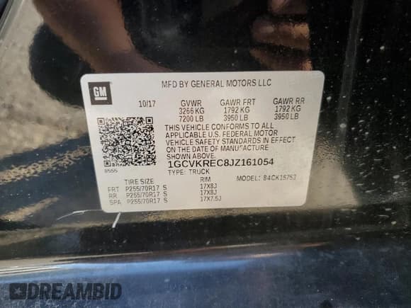 ✅ 2018 Chevrolet Silverado 1500 LT • VIN: 1GCVKREC8JZ161054 • Лот: 77520124. Опубликован ранее на Copart с пробегом 62 436 миль. Бесплатный доступ к архиву аукционных продаж из США и подробный отчёт об истории автомобиля на DreamBid. Изображение 12.