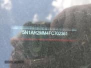 ✅ 2015 Nissan Pathfinder Platinum • VIN: 5N1AR2MM4FC702361 • Лот: 55897865. Опубликован ранее на Copart с пробегом 100 997 миль. Бесплатный доступ к архиву аукционных продаж из США и подробный отчёт об истории автомобиля на DreamBid. Изображение 14.