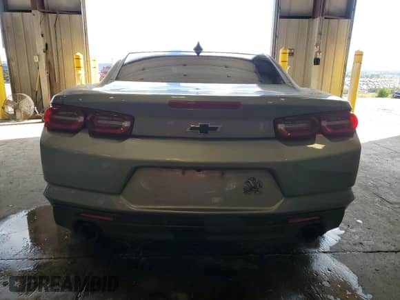 2023 Chevrolet Camaro 2LT with VIN 1G1FD1RX4P0157084, listed as a Copart auction lot 85086045 with 45,369 mi miles and Salvage title. Bid and sale history available at DreamBid. Image 6.