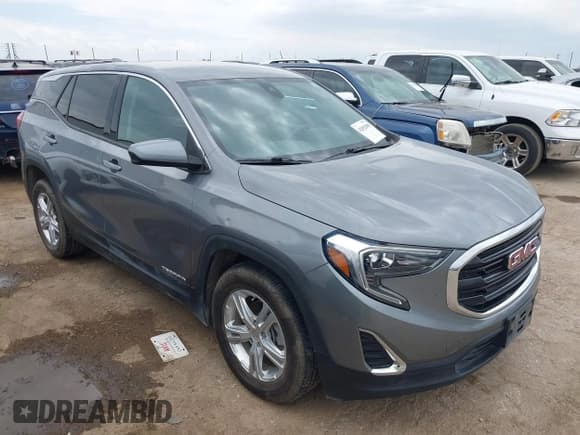 ✅ 2020 GMC Terrain SLE • VIN: 3GKALMEV7LL337848 • Lot: 42852008. Listed on IAAI with 77,831 mi. Free auction sales archive from the USA and detailed vehicle history report at DreamBid. Image 1.