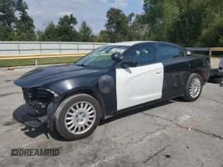 2021 Dodge Charger Police z VIN 2C3CDXKG0MH585284, wystawiony jako Copart lot #84587855 z przebiegiem 86 157 mil mil oraz Szkoda całkowita • Salvage title. Historia ofert i sprzedaży dostępna na DreamBid. Obrazek 1.