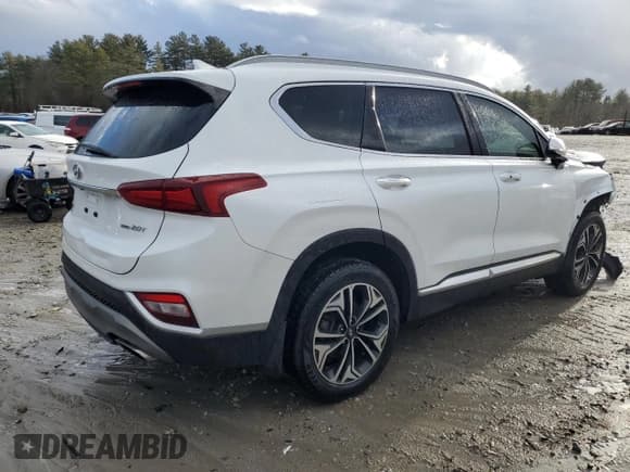 ✅ 2019 Hyundai Santa Fe Ultimate • VIN: 5NMS5CAA0KH101271 • Lot: 82950173. Wystawiony na Copart z przebiegiem 58 177 mil. Bezpłatny archiwum sprzedaży aukcyjnych z USA i szczegółowy raport historii pojazdu na DreamBid. Zdjęcie 3.