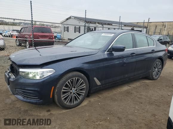 ✅ 2020 BMW 5 Series 530i xDrive • VIN: WBAJR7C09LWW68666 • Lot: 45686895. Listed on Copart with 38,332 mi. Free auction sales archive from the USA and detailed vehicle history report at DreamBid. Image 1.