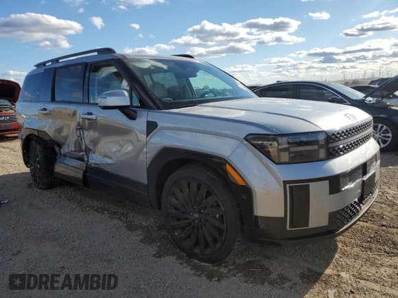 ✅ 2025 Hyundai Santa Fe Calligraphy • VIN: 5NMP5DGL1SH121176 • Lot: 87128355. Listed on Copart with 1,979 mi. Free auction sales archive from the USA and detailed vehicle history report at DreamBid. Image 4.