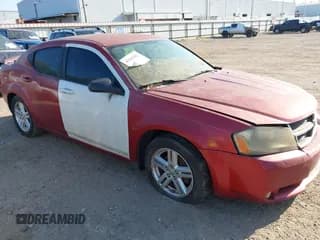 ✅ 2008 Dodge Avenger SXT • VIN: 1B3LC56K48N261271 • Lot: 43262427. Listed on IAAI with 204,397 mi. Free auction sales archive from the USA and detailed vehicle history report at DreamBid. Image 1.