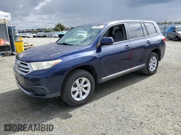 ✅ 2012 Toyota Highlander • VIN: 5TDZA3EH4CS030821 • Lot: 84905635. Listed on Copart with 204,239 mi. Free auction sales archive from the USA and detailed vehicle history report at DreamBid. Image 1.
