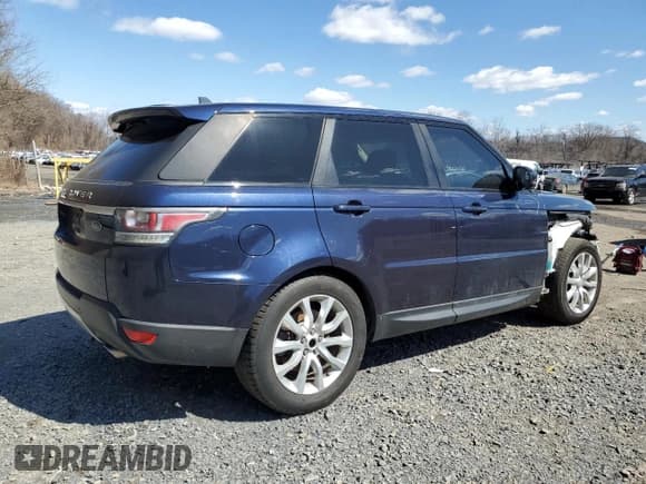✅ 2016 Land Rover Range Rover Sport HSE • VIN: SALWR2VF8GA635473 • Lot: 50633395. Listed on Copart with 90,660 mi. Free auction sales archive from the USA and detailed vehicle history report at DreamBid. Image 3.