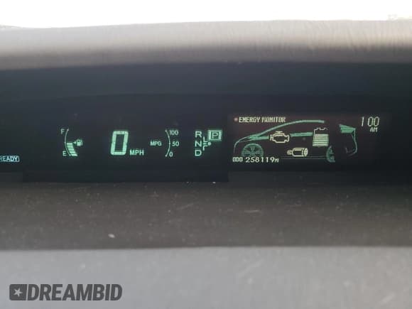 ✅ 2011 Toyota Prius III • VIN: JTDKN3DU4B5346776 • Lot: 84995195. Listed on Copart with 258,119 mi. Free auction sales archive from the USA and detailed vehicle history report at DreamBid. Image 9.