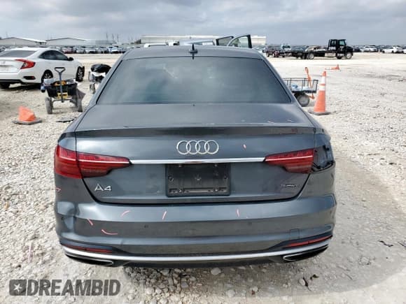 ✅ 2020 Audi A4 Premium Plus • VIN: WAUENAF45LN012432 • Lot: 87488745. Listed on Copart with 39,089 mi. Free auction sales archive from the USA and detailed vehicle history report at DreamBid. Image 6.