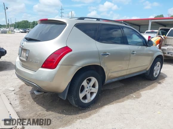 ✅ 2005 Nissan Murano SL • VIN: JN8AZ08WX5W426905 • Lot: 42746105. Wystawiony na IAAI z przebiegiem 123 309 mil. Bezpłatny archiwum sprzedaży aukcyjnych z USA i szczegółowy raport historii pojazdu na DreamBid. Zdjęcie 4.
