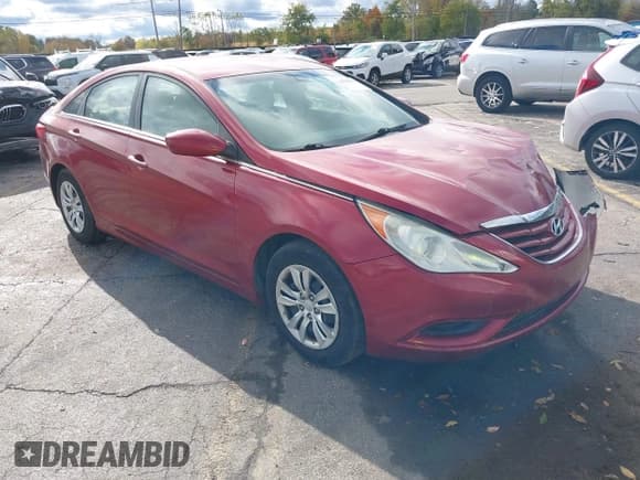 ✅ 2013 Hyundai Sonata GLS • VIN: 5NPEB4AC7DH568089 • Lot: 43509911. Listed on IAAI with 175,893 mi. Free auction sales archive from the USA and detailed vehicle history report at DreamBid. Image 1.