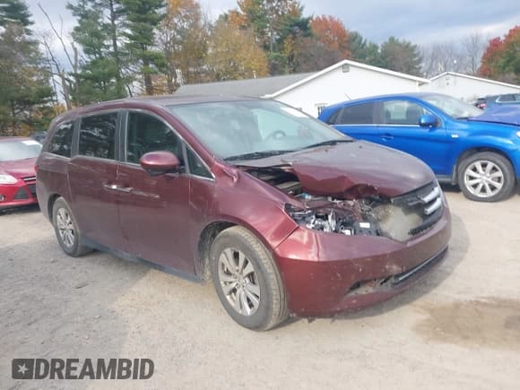 ✅ 2016 Honda Odyssey EX-L • VIN: 5FNRL5H69GB130522 • Лот: 43633408. Опубликован ранее на IAAI с пробегом 125 577 миль. Бесплатный доступ к архиву аукционных продаж из США и подробный отчёт об истории автомобиля на DreamBid. Изображение 1.