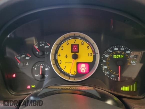 ✅ 2007 Ferrari 430 Spider • VIN: ZFFEW59A470153974 • Lot: 70917635. Listed on Copart with 50,914 mi. Free auction sales archive from the USA and detailed vehicle history report at DreamBid. Image 9.