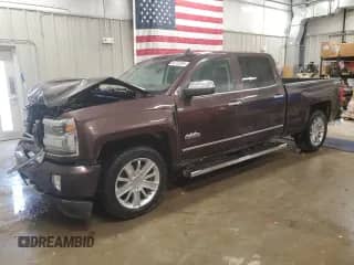 2016 Chevrolet Silverado 1500 High Country z VIN 3GCUKTEC5GG225522, wystawiony jako Copart lot #80752065 z przebiegiem 132 289 mil mil oraz Czysty tytuł • Clean title. Historia ofert i sprzedaży dostępna na DreamBid. Obrazek 1.