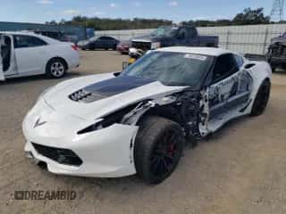 2016 Chevrolet Corvette Z06 2LZ с VIN 1G1YS2D63G5600718, выставлен на аукционе Copart как лот 76075824 с пробегом 19 529 миль миль и Списание • Salvage title. История ставок и продаж доступна на DreamBid. Изображение 1.