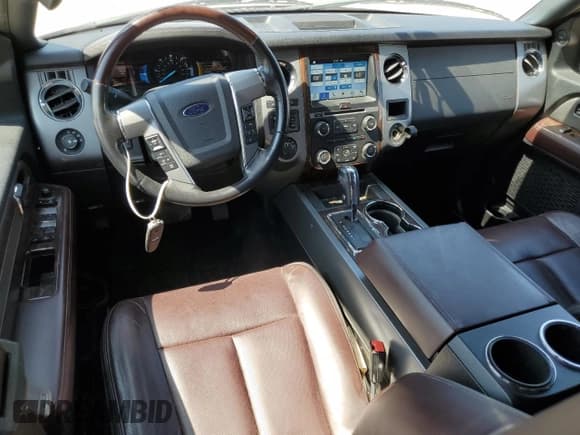 ✅ 2016 Ford Expedition Platinum • VIN: 1FMJU1MT0GEF07461 • Lot: 57493455. Listed on Copart with 193,091 mi. Free auction sales archive from the USA and detailed vehicle history report at DreamBid. Image 8.