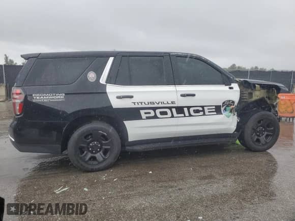 2021 Chevrolet Tahoe Commercial с VIN 1GNSCLED9MR447674, выставлен на аукционе Copart как лот 84660265 с пробегом 65 684 миль миль и Списание • Salvage title. История ставок и продаж доступна на DreamBid. Изображение 3.