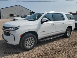 2024 Chevrolet Suburban LT z VIN 1GNSKCKD2RR210118, wystawiony jako Copart lot #59000935 z przebiegiem 54 980 mil mil oraz Czysty tytuł • Clean title. Historia ofert i sprzedaży dostępna na DreamBid. Obrazek 1.