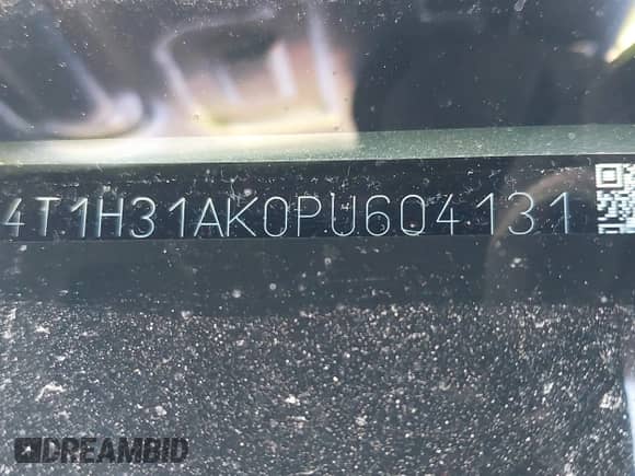 2023 Toyota Camry Hybrid LE с VIN 4T1H31AK0PU604131, выставлен на аукционе IAAI как лот 42864131 с пробегом 36 341 миль миль и . История ставок и продаж доступна на DreamBid. Изображение 21.