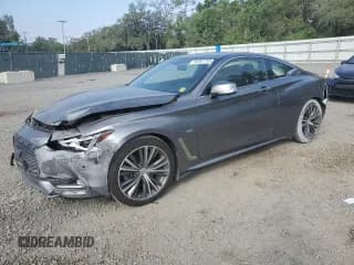 ✅ 2019 Infiniti Q60 Luxe • VIN: JN1EV7EK1KM230591 • Lot: 56387755. Listed on Copart with 34,495 mi. Free auction sales archive from the USA and detailed vehicle history report at DreamBid. Image 1.