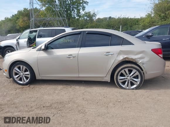 ✅ 2012 Chevrolet Cruze LTZ • VIN: 1G1PH5SC3C7256441 • Lot: 43349417. Listed on IAAI with 188,571 mi. Free auction sales archive from the USA and detailed vehicle history report at DreamBid. Image 14.