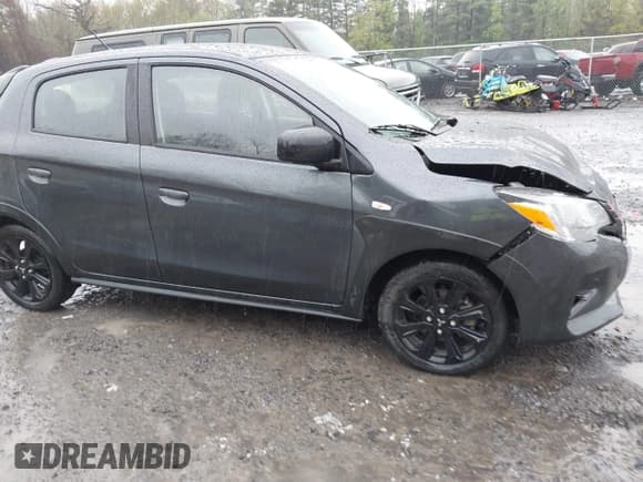 ✅ 2024 Mitsubishi Mirage Black Edition • VIN: ML32AWHJ8RH007415 • Lot: 42231952. Listed on IAAI with 13,837 mi. Free auction sales archive from the USA and detailed vehicle history report at DreamBid. Image 13.