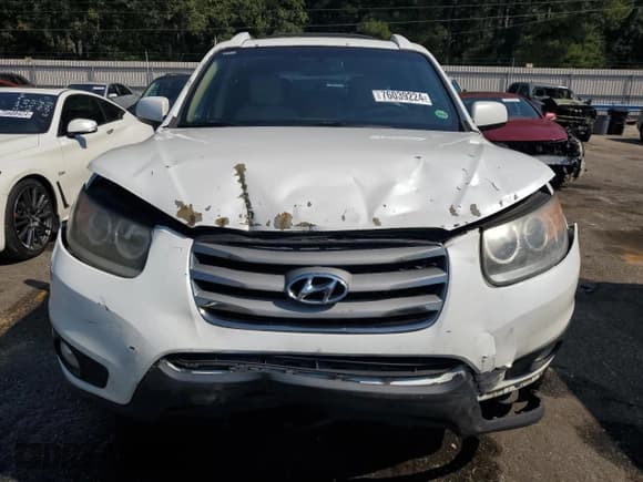 ✅ 2012 Hyundai Santa Fe Limited • VIN: 5XYZK3AB6CG091910 • Lot: 76039224. Listed on Copart with 152,588 mi. Free auction sales archive from the USA and detailed vehicle history report at DreamBid. Image 5.