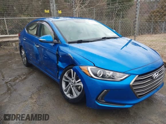 ✅ 2017 Hyundai Elantra Value Edition • VIN: 5NPD84LF0HH082733 • Lot: 41769812. Listed on IAAI with 59,634 mi. Free auction sales archive from the USA and detailed vehicle history report at DreamBid. Image 1.