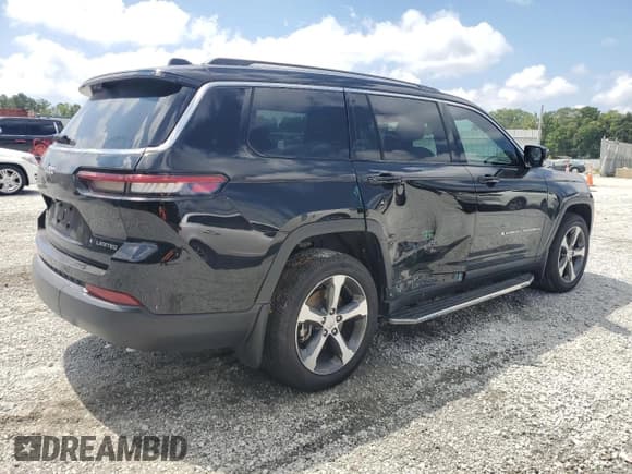 ✅ 2023 Jeep Grand Cherokee Limited • VIN: 1C4RJJBG5P8778343 • Lot: 66888045. Listed on Copart with 53,292 mi. Free auction sales archive from the USA and detailed vehicle history report at DreamBid. Image 3.