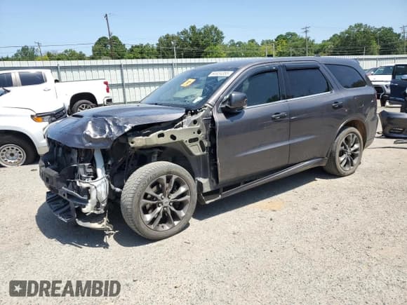 ✅ 2020 Dodge Durango R/T • VIN: 1C4SDHCT0LC204463 • Lot: 64434355. Listed on Copart with 106,576 mi. Free auction sales archive from the USA and detailed vehicle history report at DreamBid. Image 1.