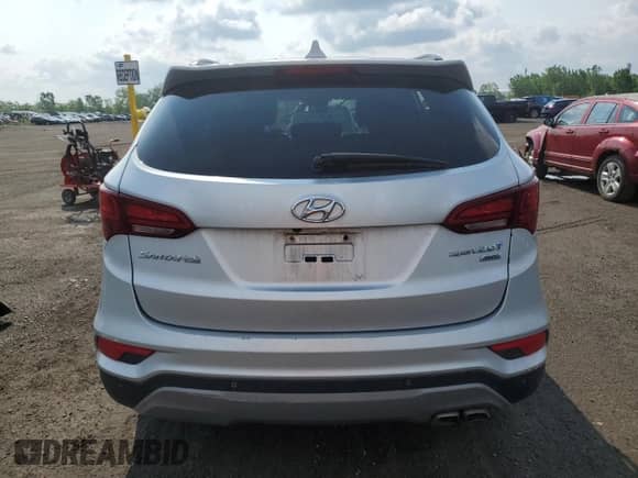 2017 Hyundai Santa Fe 2.0T with VIN 5XYZUDLA2HG463903, listed as a Copart auction lot 58937045 with Not provided miles and Salvage title. Bid and sale history available at DreamBid. Image 6.