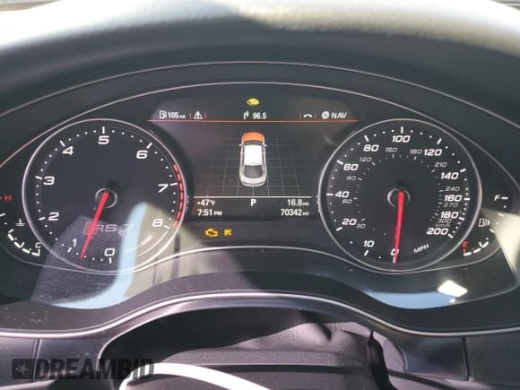 ✅ 2014 Audi RS 7 Prestige • VIN: WUAW2AFC6EN902998 • Lot: 79103904. Listed on Copart with 70,342 mi. Free auction sales archive from the USA and detailed vehicle history report at DreamBid. Image 9.