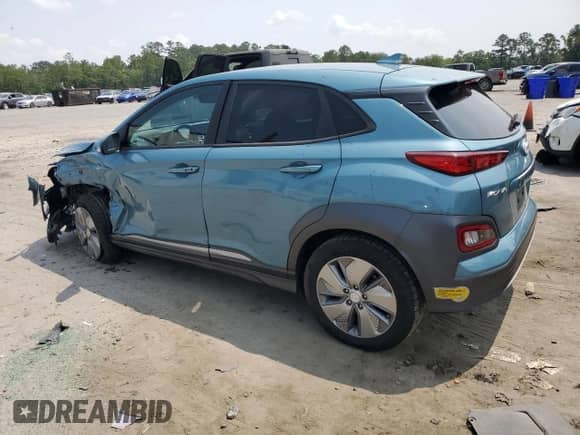2020 Hyundai Kona Ultimate with VIN KM8K53AG3LU060676, listed as a Copart auction lot 59107695 with 58,426 mi miles and Salvage title. Bid and sale history available at DreamBid. Image 2.