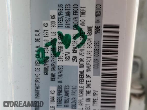 ✅ 2020 Mazda CX-30 Preferred • VIN: 3MVDMBDL4LM107462 • Lot: 71458255. Wystawiony na Copart z przebiegiem 70 296 mil. Bezpłatny archiwum sprzedaży aukcyjnych z USA i szczegółowy raport historii pojazdu na DreamBid. Zdjęcie 13.