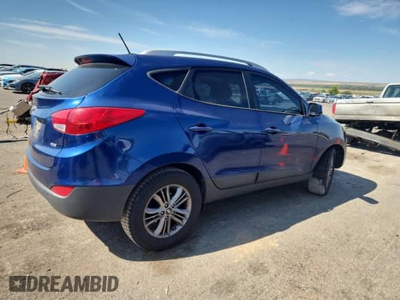2014 Hyundai Tucson SE z VIN KM8JUCAG8EU914661, wystawiony jako Copart lot #70832365 z przebiegiem 176 893 mil mil oraz Czysty tytuł • Clean title. Historia ofert i sprzedaży dostępna na DreamBid. Obrazek 3.