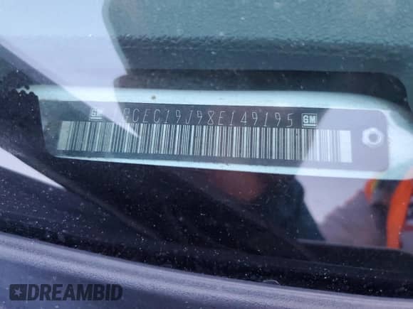 2008 Chevrolet Silverado 1500 Work Truck with VIN 1GCEC19J98E149195, listed as a Copart auction lot 76108364 with 179,708 mi miles and Salvage title. Bid and sale history available at DreamBid. Image 12.