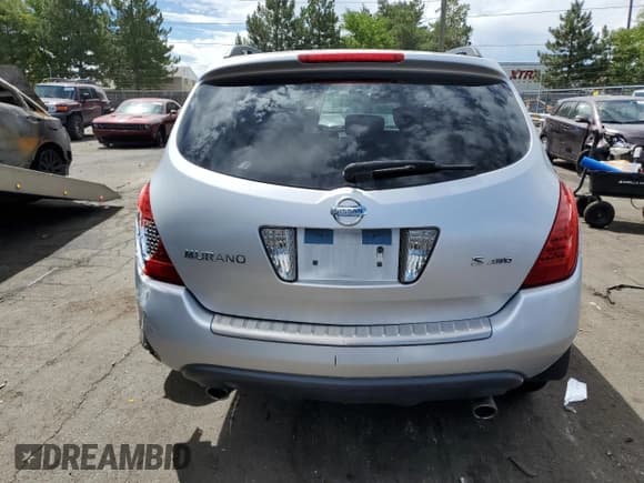 ✅ 2006 Nissan Murano SE • VIN: JN8AZ08W26W509780 • Lot: 68576614. Wystawiony na Copart z przebiegiem 195 629 mil. Bezpłatny archiwum sprzedaży aukcyjnych z USA i szczegółowy raport historii pojazdu na DreamBid. Zdjęcie 6.