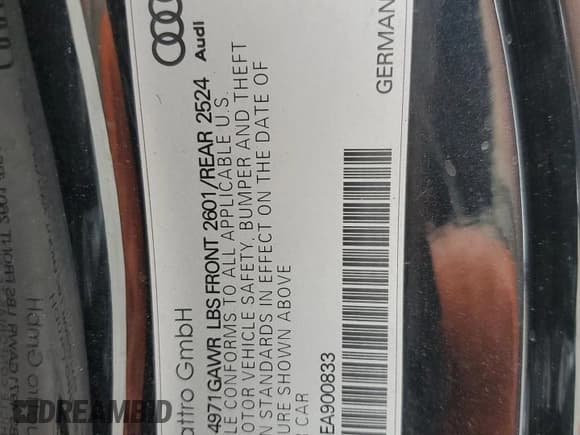 ✅ 2014 Audi RS 5 • VIN: WUAC6AFR4EA900833 • Lot: 55972465. Wystawiony na Copart z przebiegiem Nie podano. Bezpłatny archiwum sprzedaży aukcyjnych z USA i szczegółowy raport historii pojazdu na DreamBid. Zdjęcie 13.