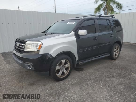 ✅ 2013 Honda Pilot EX-L • VIN: 5FNYF4H79DB028851 • Lot: 81110555. Listed on Copart with 163,644 mi. Free auction sales archive from the USA and detailed vehicle history report at DreamBid. Image 1.