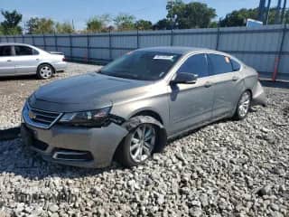 2017 Chevrolet Impala LT z VIN 2G1105S36H9160970, wystawiony jako Copart lot #80716395 z przebiegiem Nie podano mil oraz Szkoda całkowita • Salvage title. Historia ofert i sprzedaży dostępna na DreamBid. Obrazek 1.