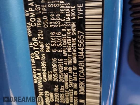 ✅ 2020 Hyundai Kona SE • VIN: KM8K1CAA8LU445657 • Лот: 52811224. Опубликован ранее на Copart с пробегом 87 349 миль. Бесплатный доступ к архиву аукционных продаж из США и подробный отчёт об истории автомобиля на DreamBid. Изображение 15.