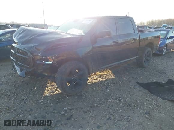 ✅ 2018 Ram 1500 Big Horn • VIN: 1C6RR7LTXJS164171 • Lot: 43637800. Listed on IAAI with 114,587 mi. Free auction sales archive from the USA and detailed vehicle history report at DreamBid. Image 17.